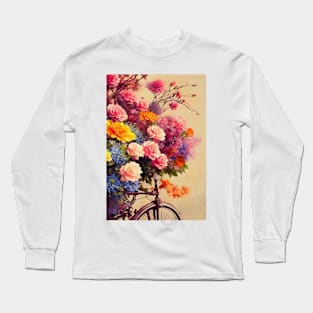 Watercolor bike Long Sleeve T-Shirt